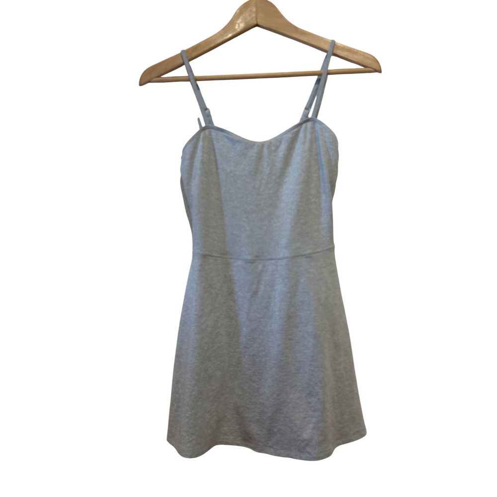 Alo Yoga Tennis Dress Sz S Grey Alosoft Courtside Skort Dress Active Pickleball